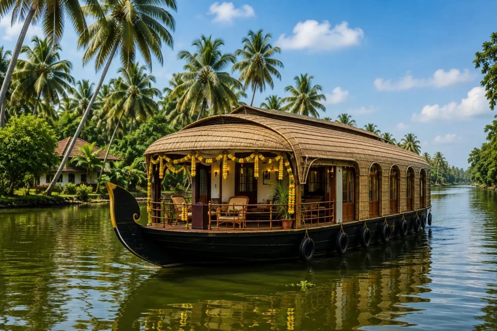 Onam houseboat package in Alleppey Kerala